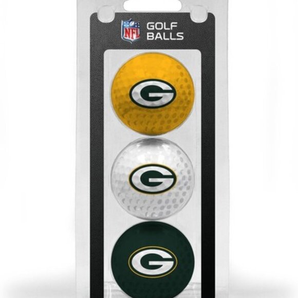 GREENBAY PACKERS GOLF BALLS SET NEW IN PACK - Picture 1 of 1